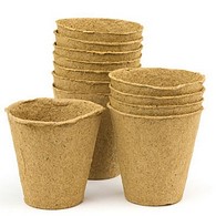 Pack of 10 Biodegradable Plant Pots