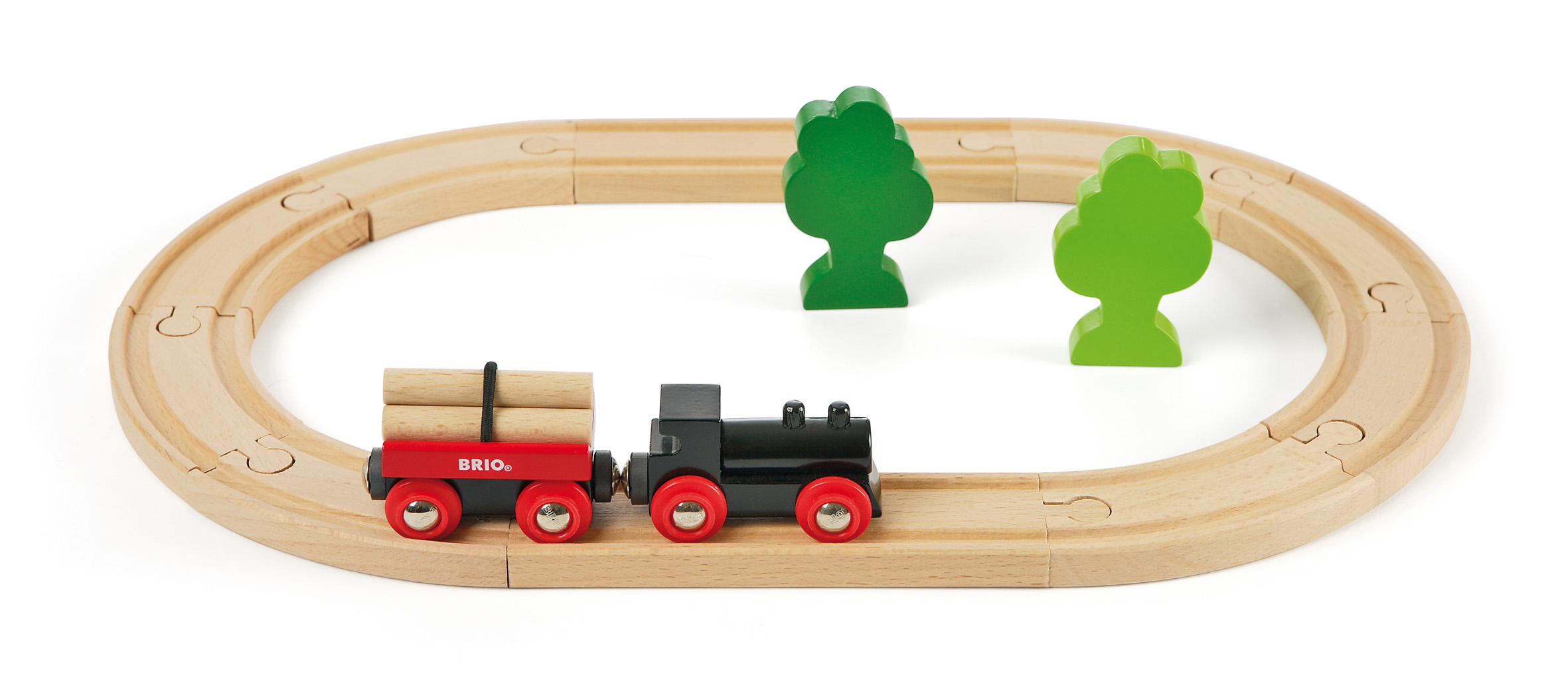 childrens wooden train track