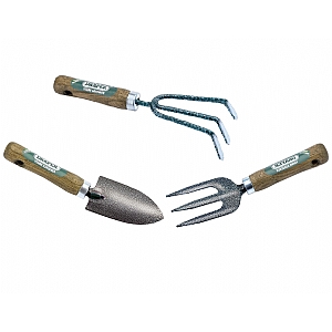 Older Children's Trowel Fork & Cultivator Set, Gardening tools for children